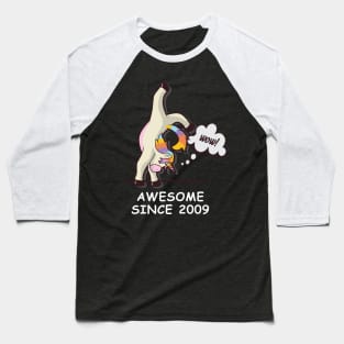 Kids Birthday Shirt | Unicorn Handstand Gift Contortionist Baseball T-Shirt
